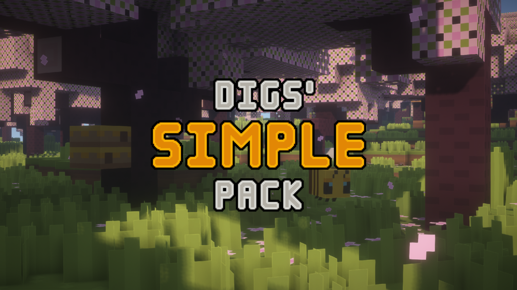 Digs' Simple Resource Pack 1.20 / 1.19
